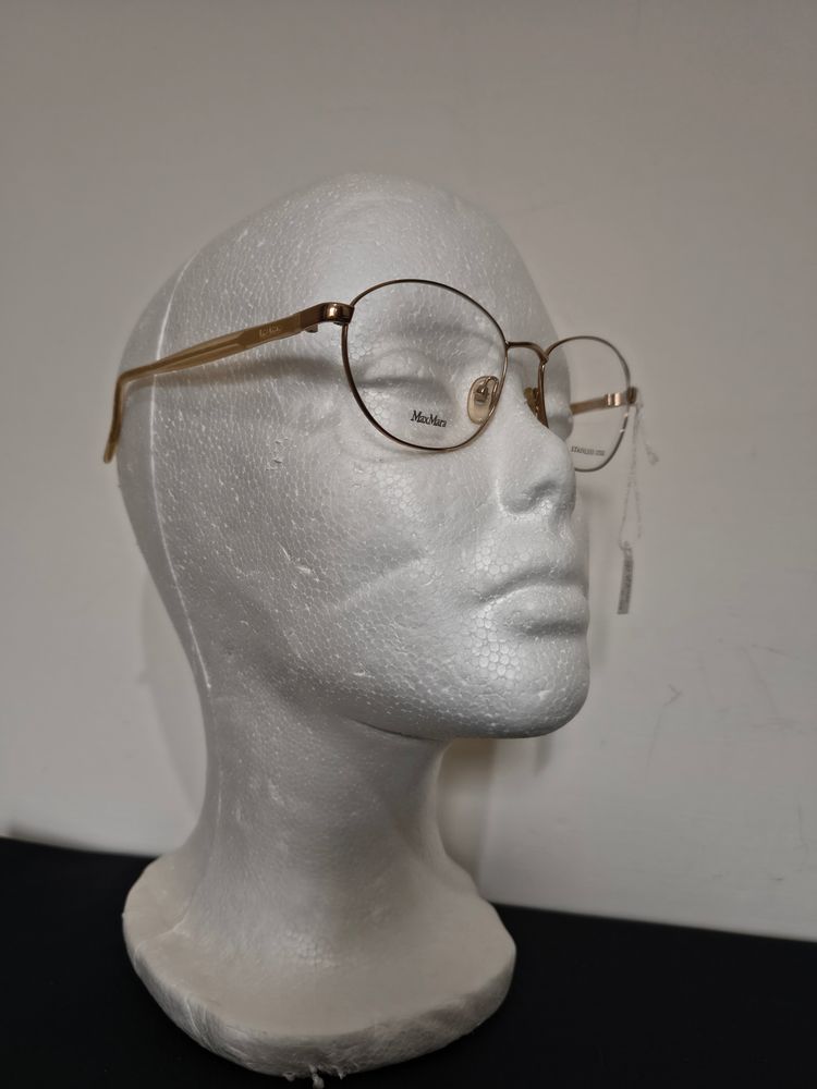 Montatura Maxmara Gold Metal Eyeglasses image 2